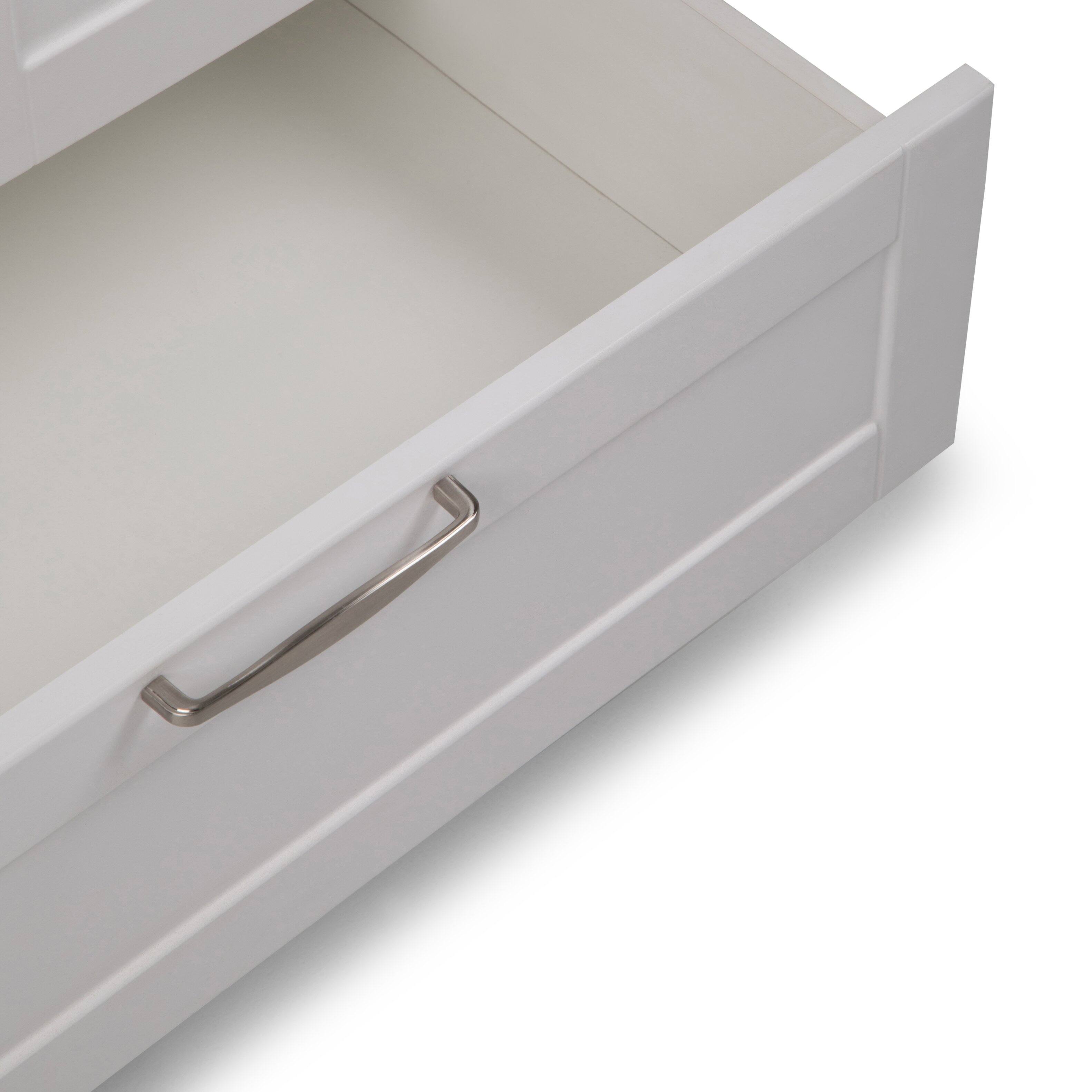 Alt View 2. Simpli Home - Reed  All-in-One 28-inch Utility Sink & Cabinet - Pure White.