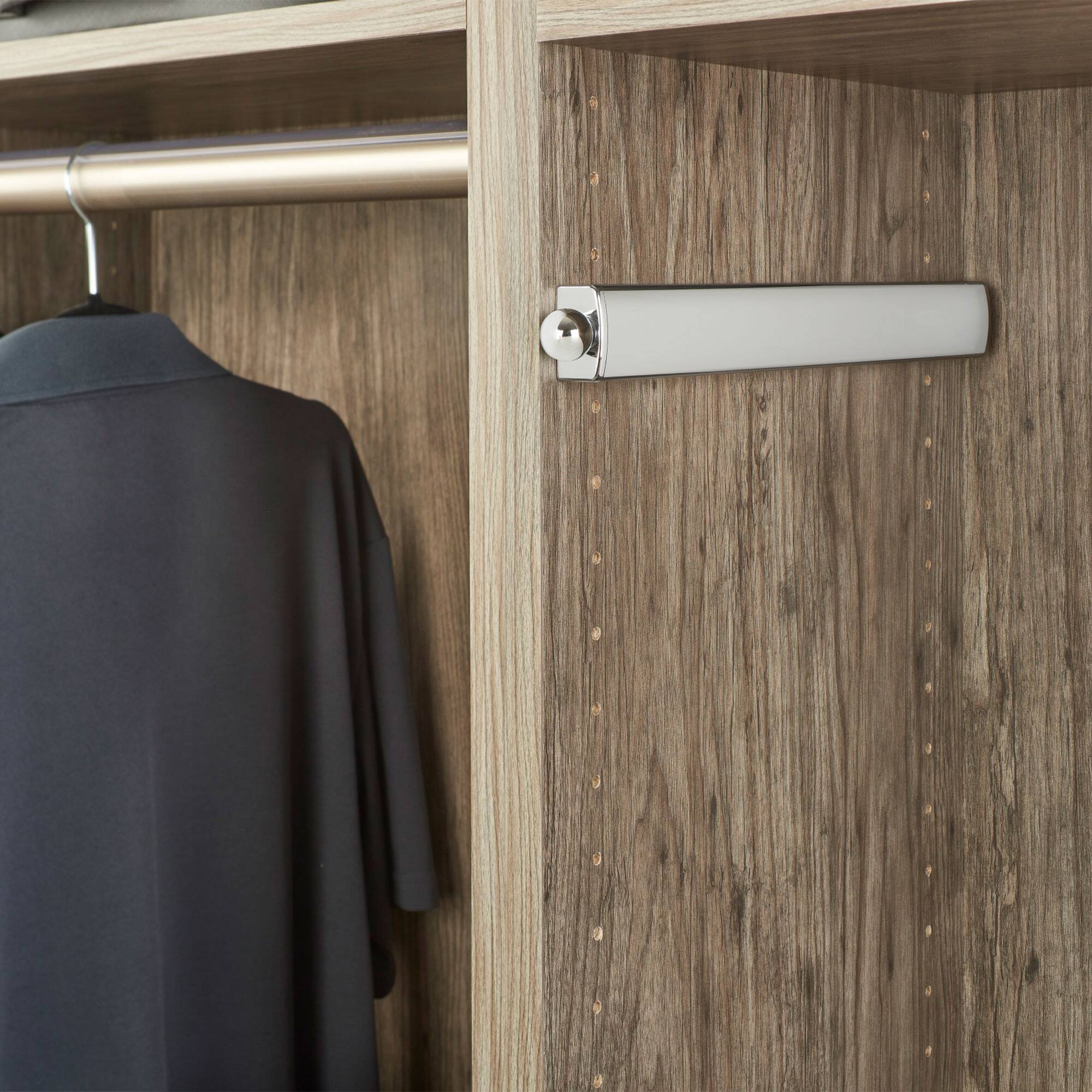 Alt View 10. Rev-A-Shelf - Rev-A-Shelf 14" Telescoping Closet Hanging Valet Rod, CVLSL-14-CR-1 (2 Pack) - Chrome.