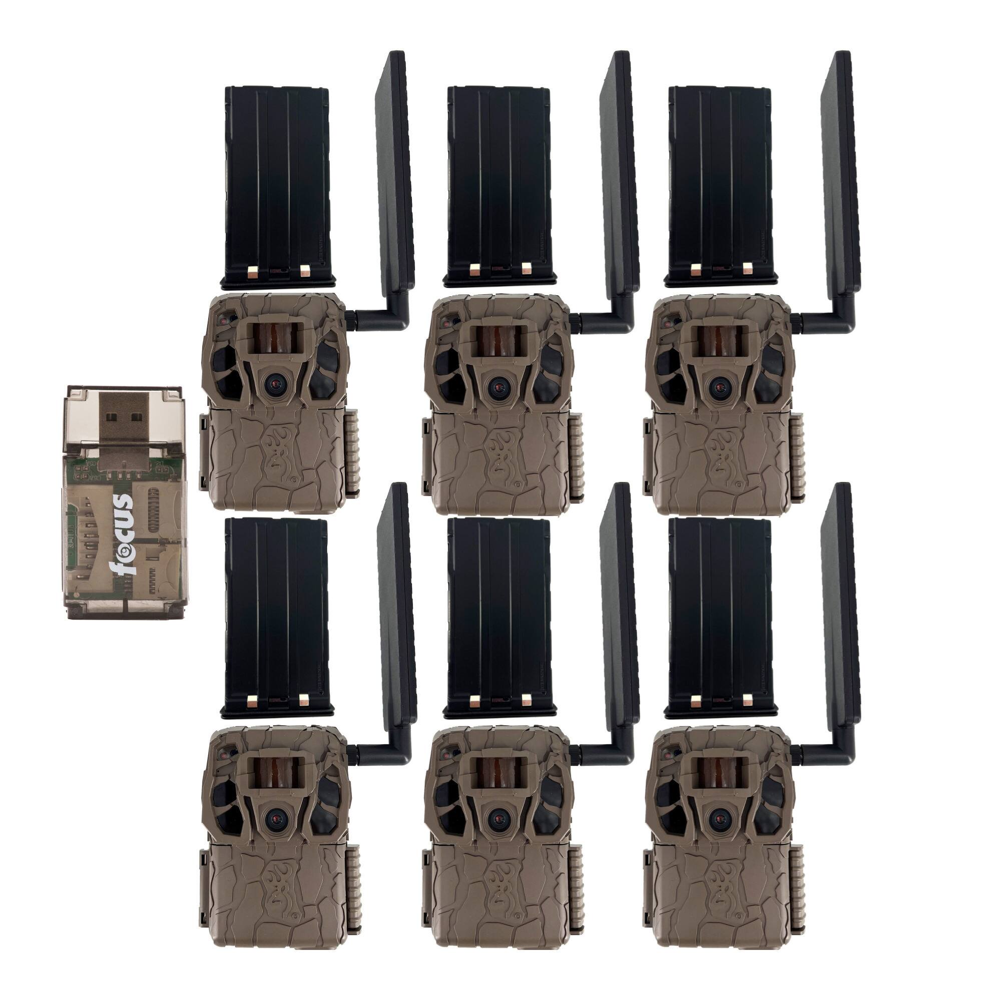 Front. Browning - Browning Trail Camera Defender Wireless Vision Pro HD Livestream Bundle (6-Pack).