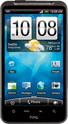 Front Standard. HTC - Inspire Cell Phone - Brown (AT&T).