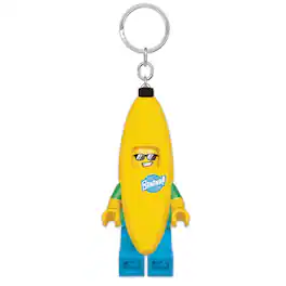 LEGO - Classic Plastic Multicolored Banana Keychain Light