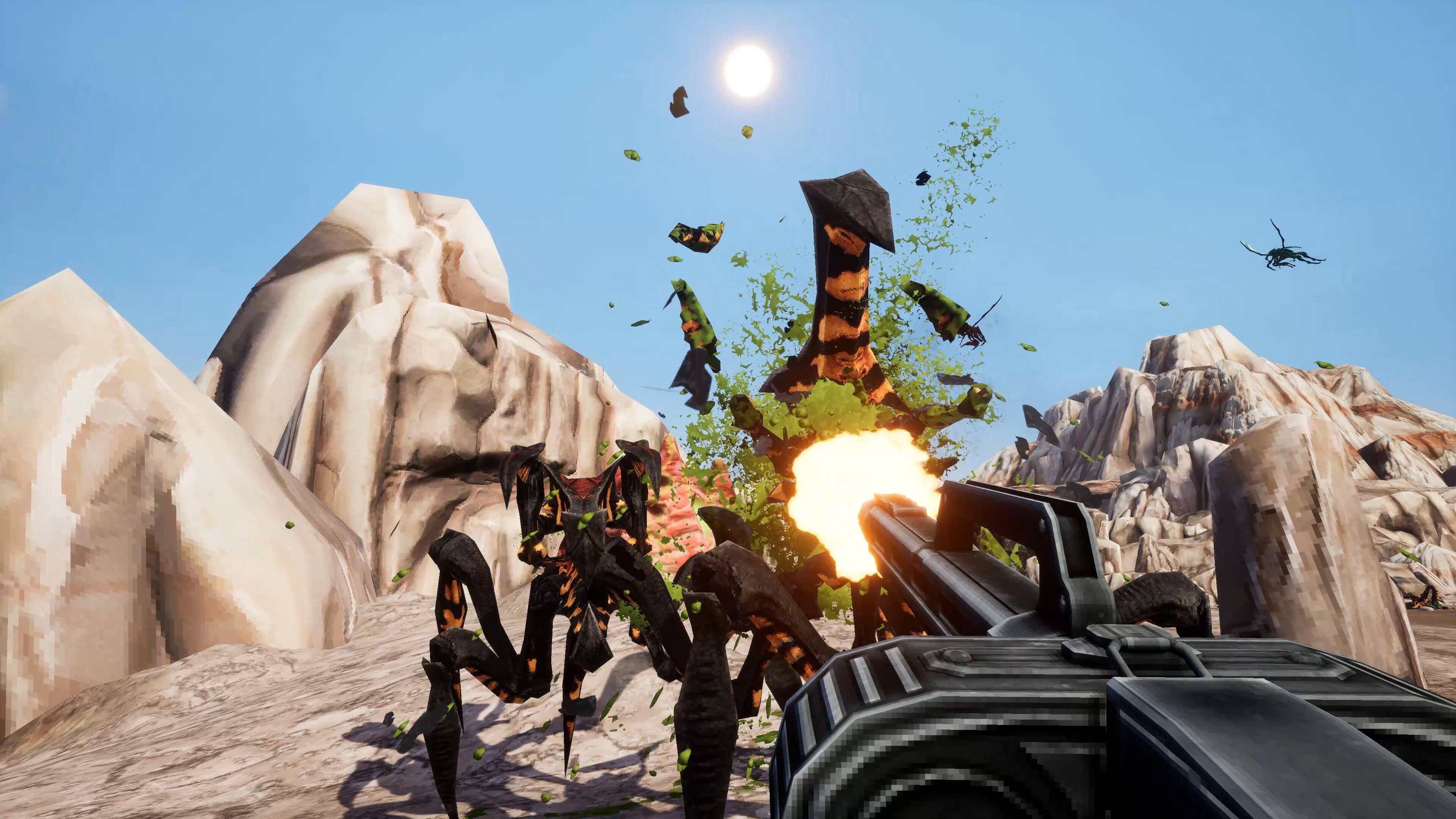 Left. Maximum Games - Starship Troopers: Ultimate Bug War.