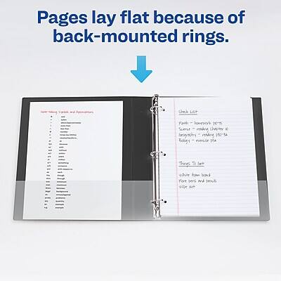 Pages lay flat because of back-mounted rings.

Thank List
- You are a wonderful person
- Someone made a comment on my Synthesis - revealing photos
- Today, someone said I'm cute

Things to Do
- Write how I feel
- Phone my new friend
- Write out