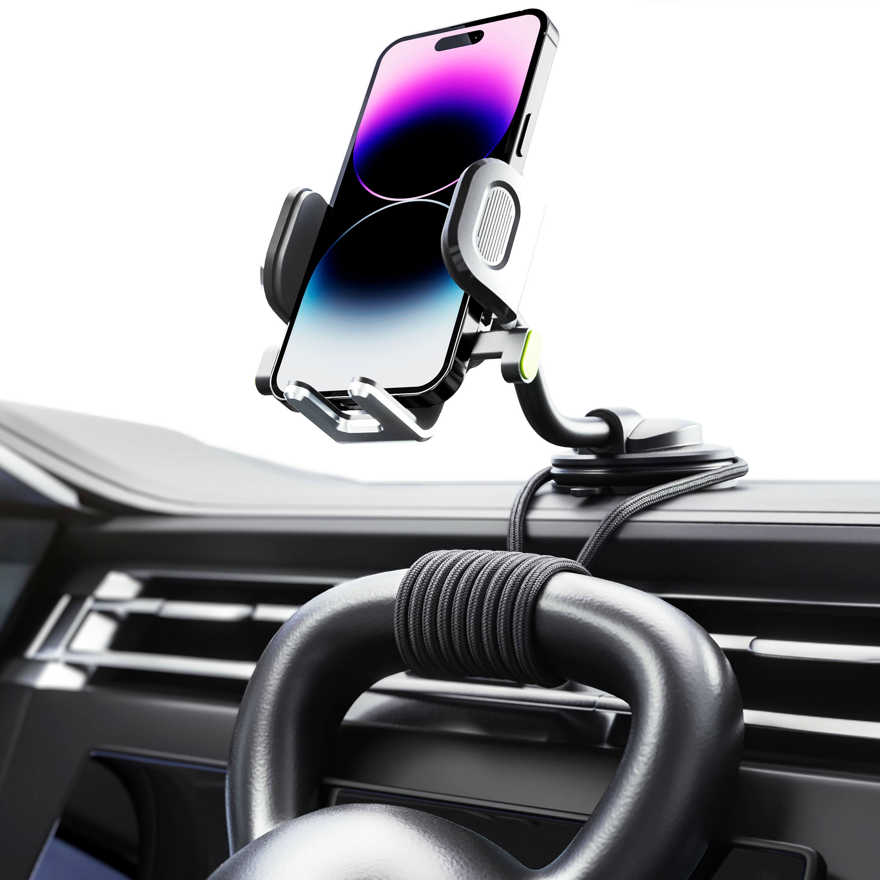 Alt View 16. Bracketron - OneClick Flex Window, Dash & Vent Mount - Black.