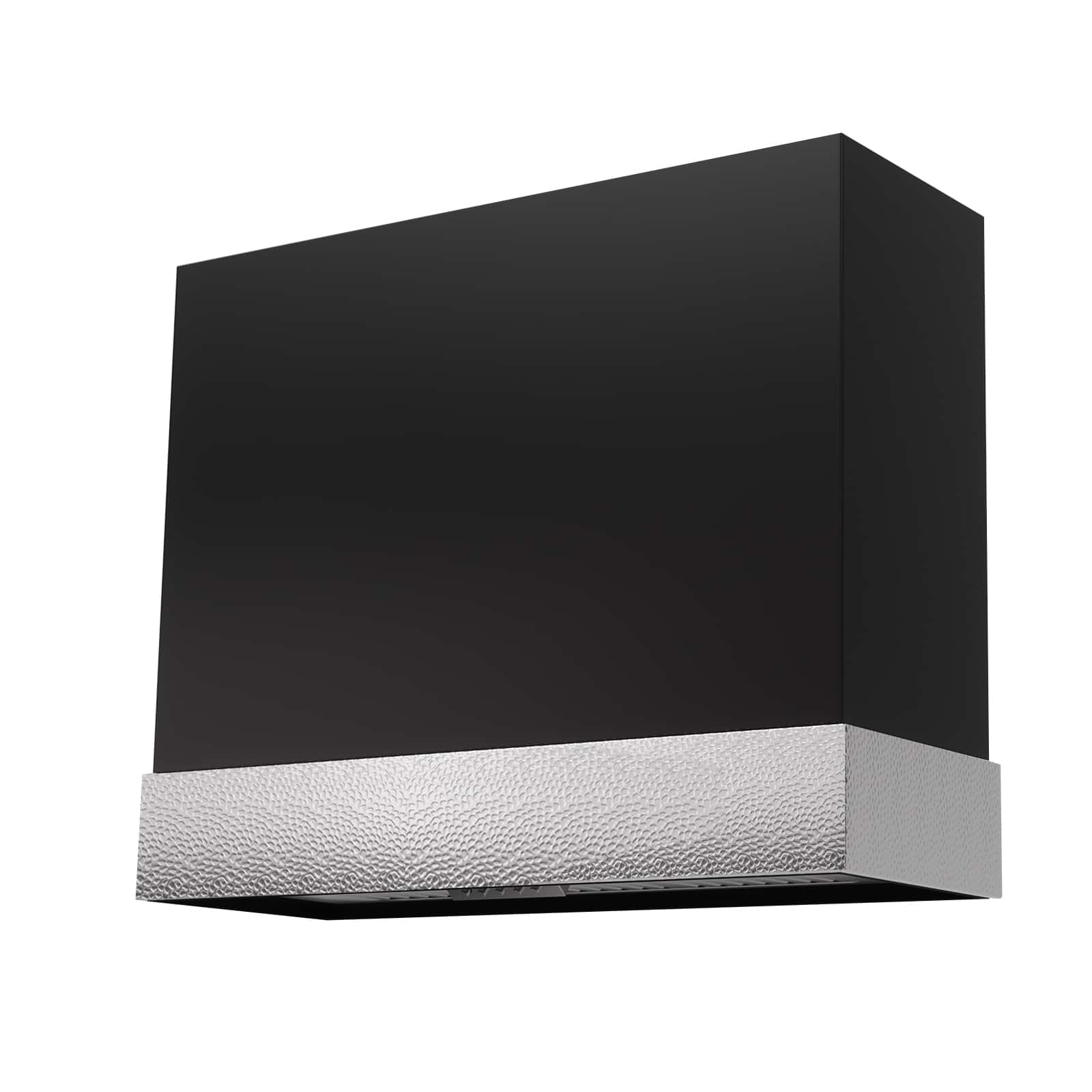 Akicon - 36 inches - Externally Vented - Wall Range Hood - Black with Nickel