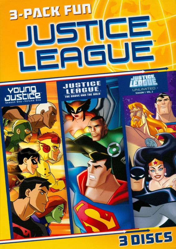  Justice League: 3-Pack Fun [3 Discs] [DVD]