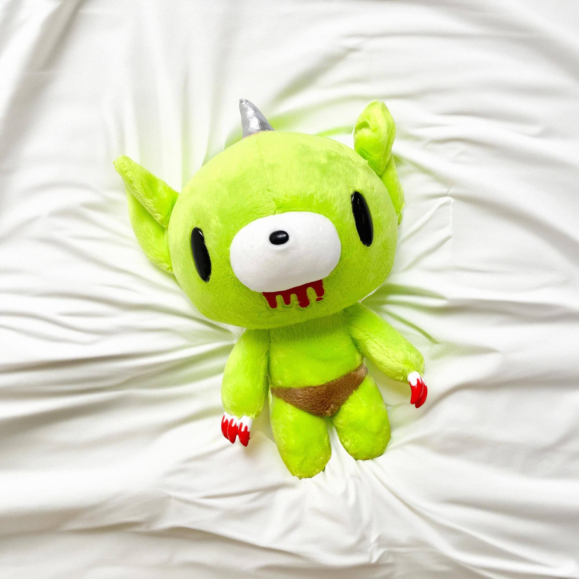 Alt View 2. Great Eastern - Gloomy Bear Goblin 8 Inch Collector Plush - Green.