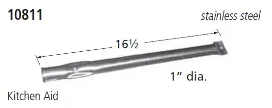 10811 stainless steel 16 1/2 Kitchen Aid 1" dia.