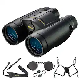 Nikon - 10x42 LaserForce Hunting Rangefinder Binocular Bundle
