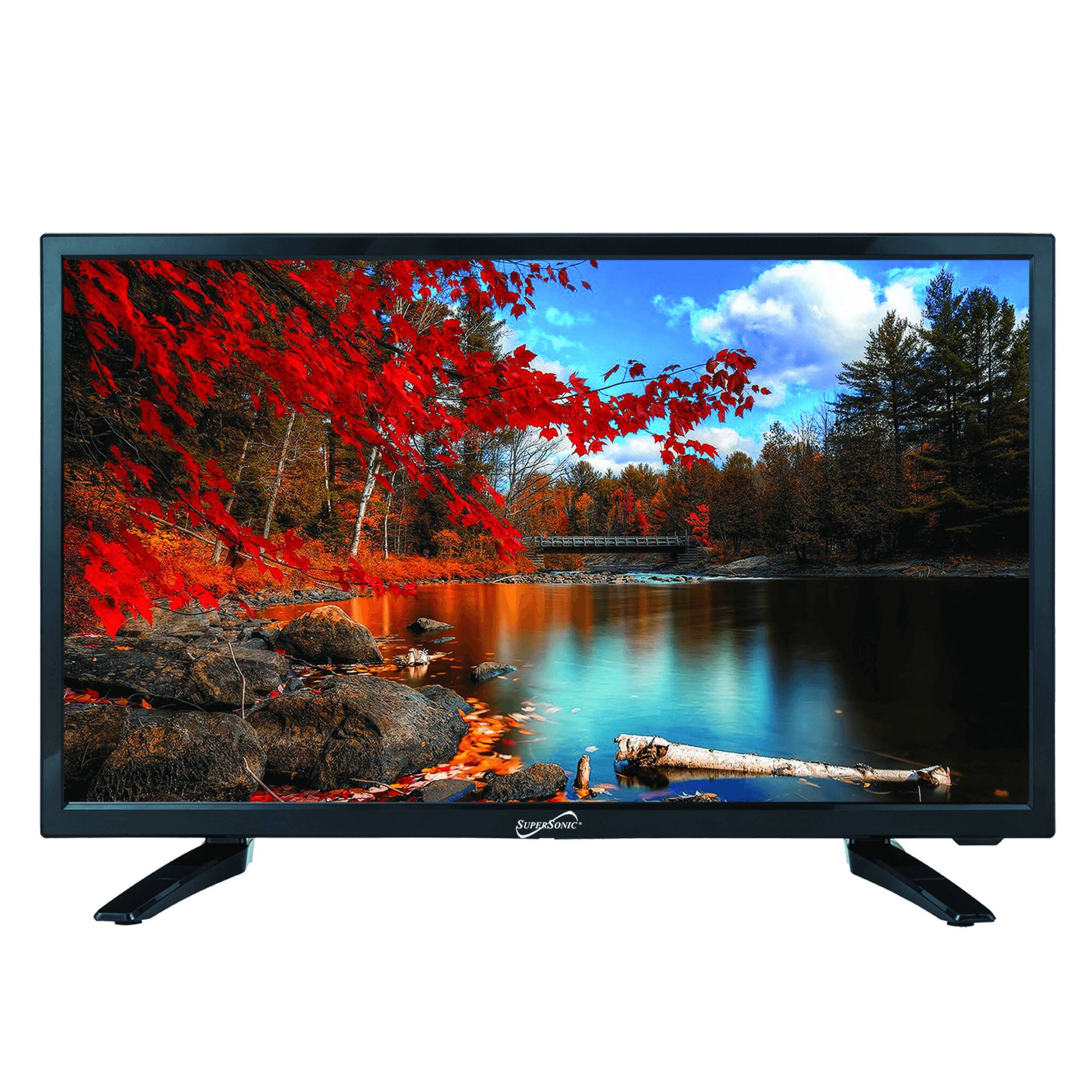 Front. Supersonic - 22" 12 Volt ACDC Widescreen LED HDTV with USB and HDMI.