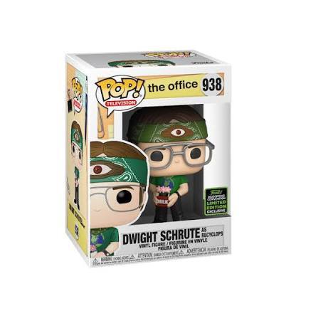 Funko Pop! The Office Dwight Schrute as Recyclops #938 Shared Convention Exclusive Vinyl Figure