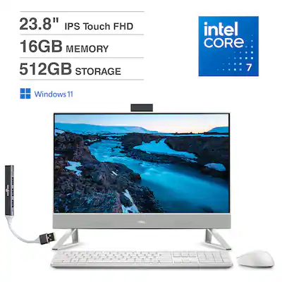 Dell All in One 23.8 Touchscreen FHD Display (Intel Core 7 150U Dell All in One 23.8 Touchscreen FHD Display (Intel Core 7 150U