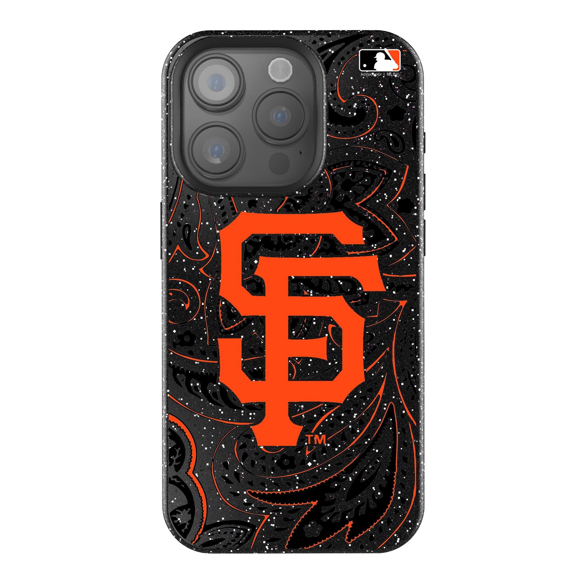 Keyscaper - MLB - San Francisco Giants Paisley Bling iPhone Case - 14 Pro Max - Black price history on PriceWatchPro