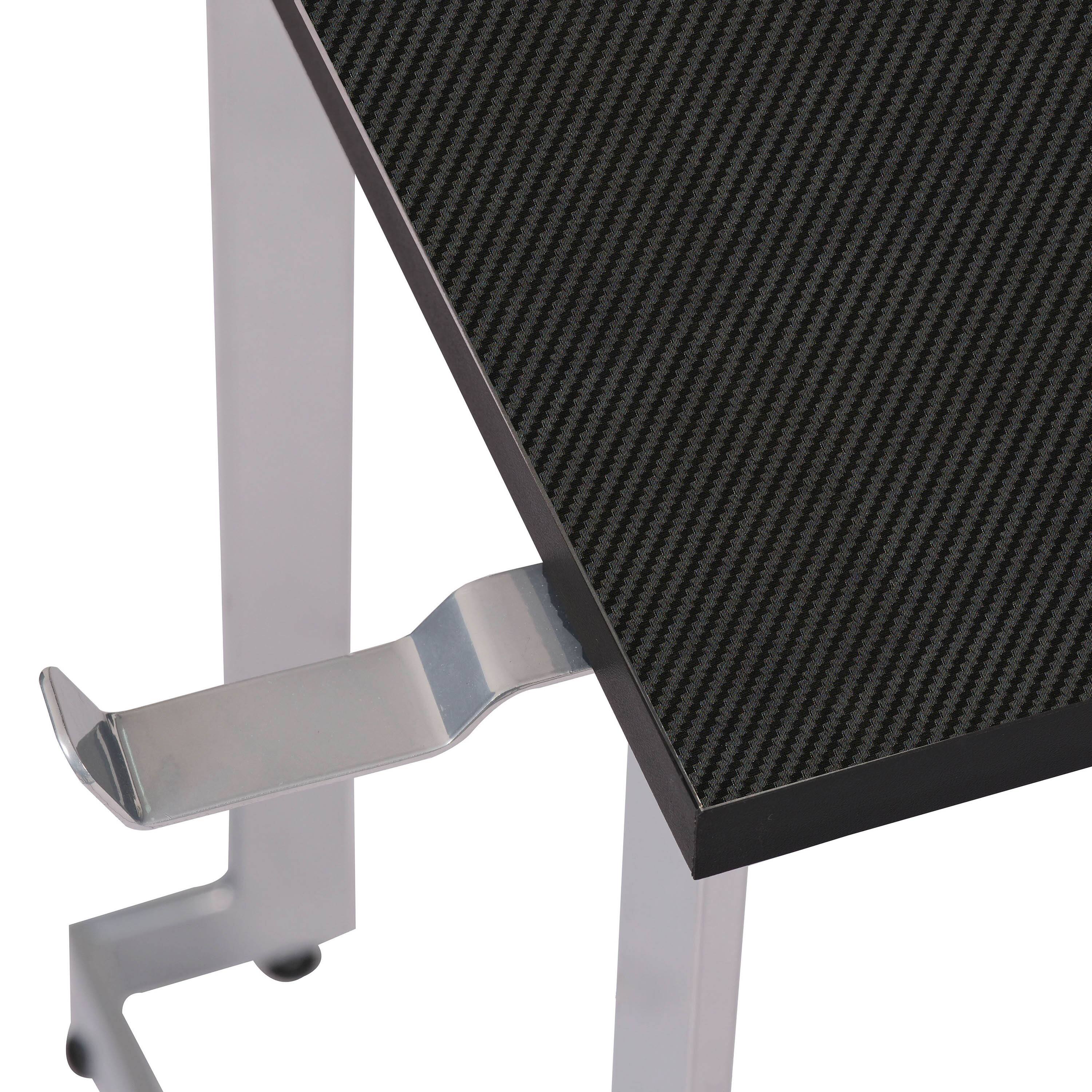 Alt View 9. Techni Sport - Techni Sport L-Shaped Gaming Desk with Dual Monitor Stands, Black - Black.