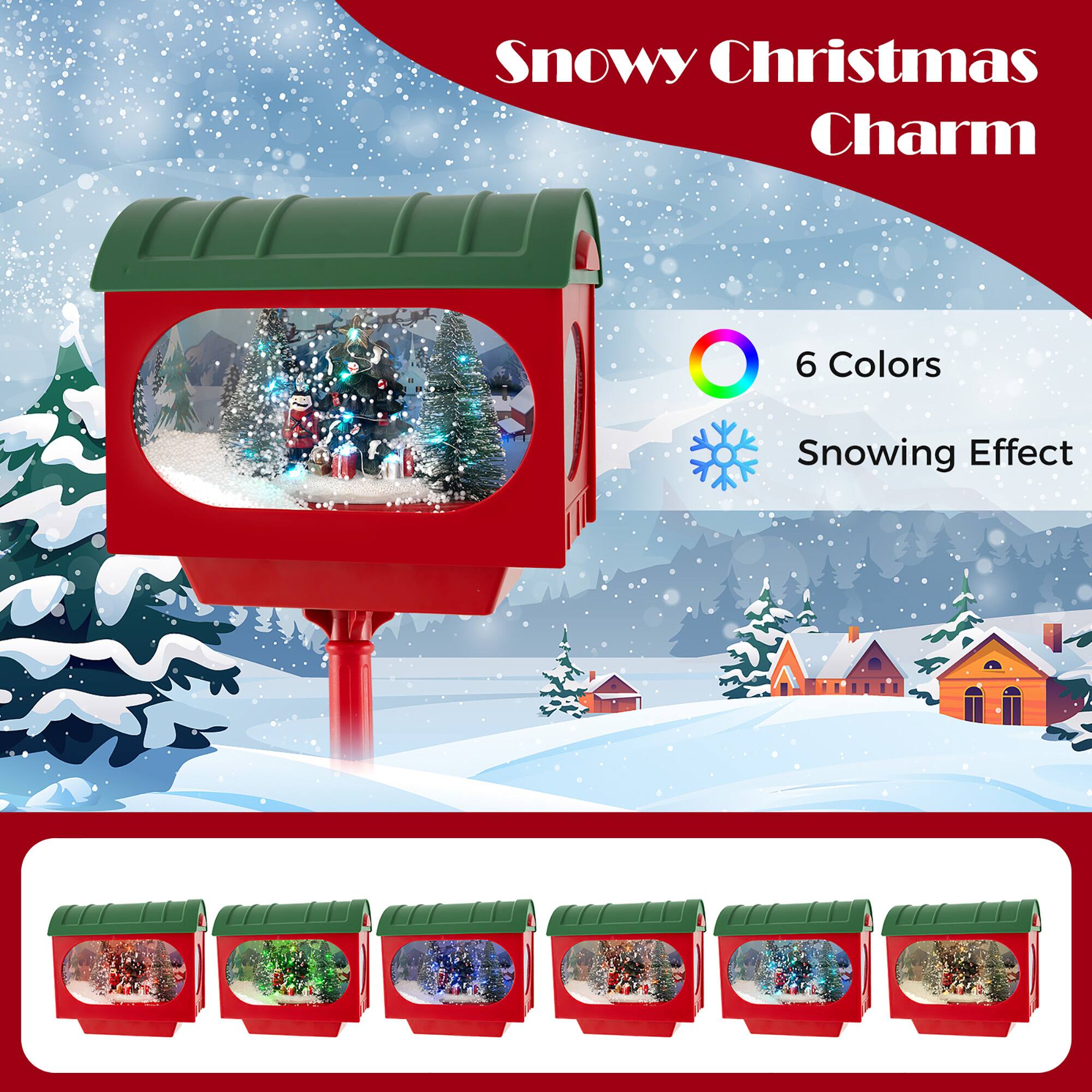 Snowy Christmas Charm

6 Colors

Snowing Effect
