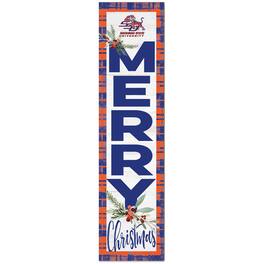 Jardine - Savannah State Tigers 12'' x 48'' Outdoor Christmas Leaner - White