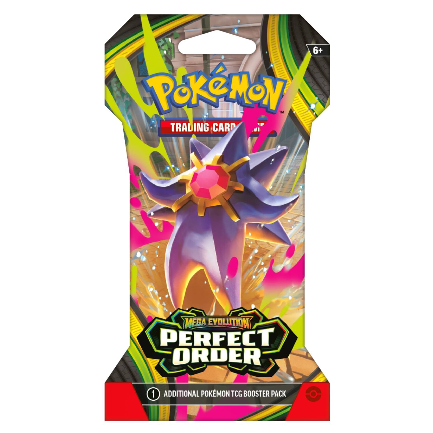 6+ Pokémon Trading Card Game Mega Evolution Perfect Order 1 Additional Pokémon TCG Booster Pack