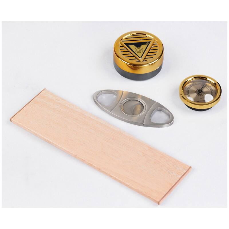 Alt View 2. Prestige - THE Executive Cigar Humidors - Rich Cherry Finish.