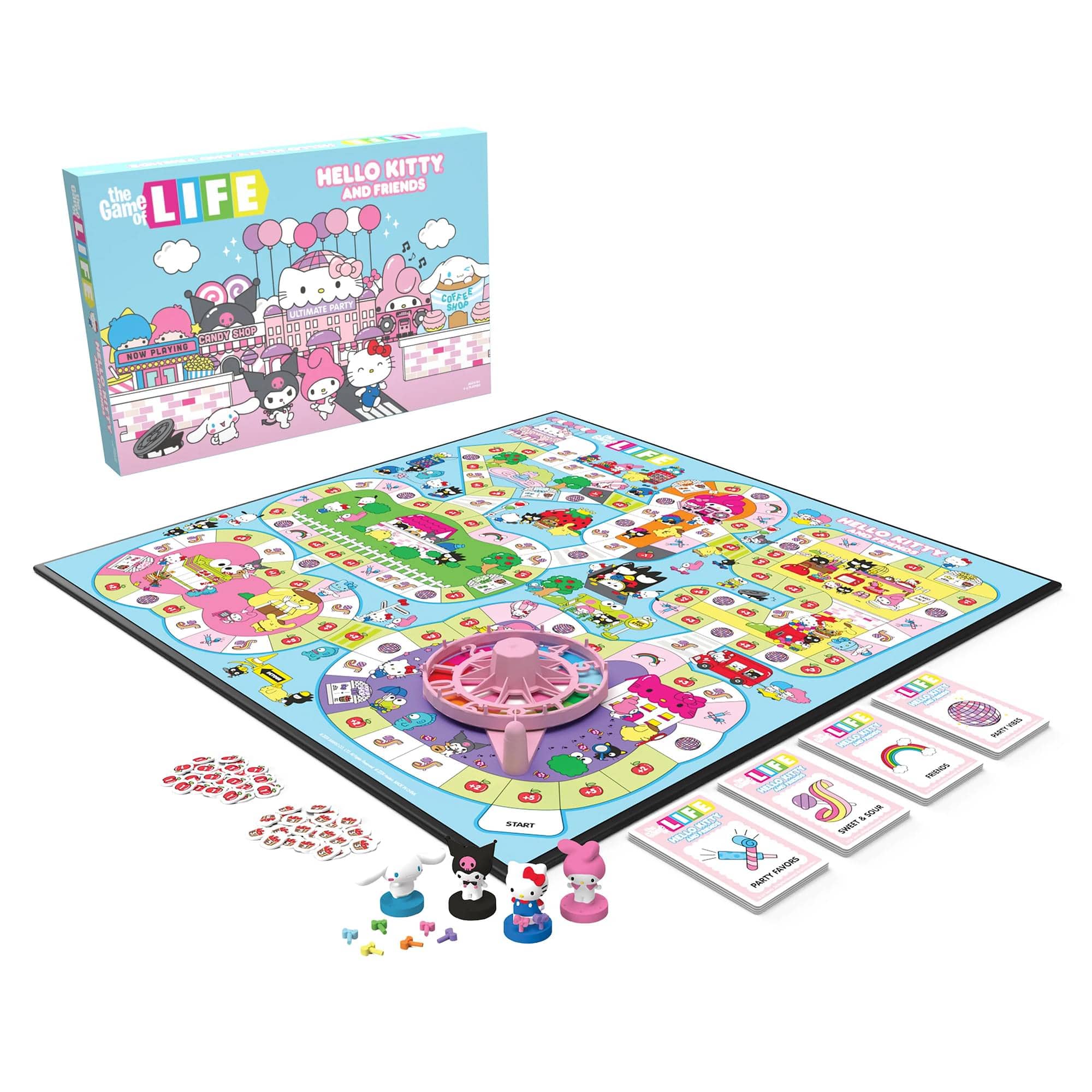 USAoploy - Sanrio Hello Kitty and Friends Life Board Game - Multi-Color
