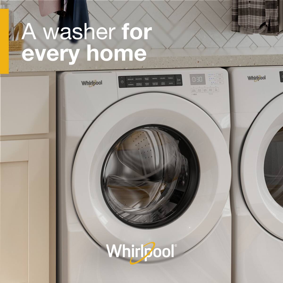 A washer for every home

Whirlpool