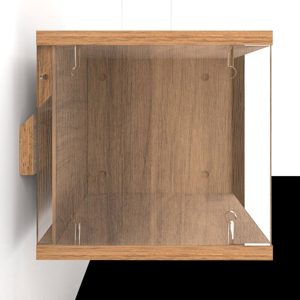 Alt View 4. Atelier Mobili - Floating TV Stand for Up to 80 Inch TVs – Wall Mounted Entertainment Center - Beige.