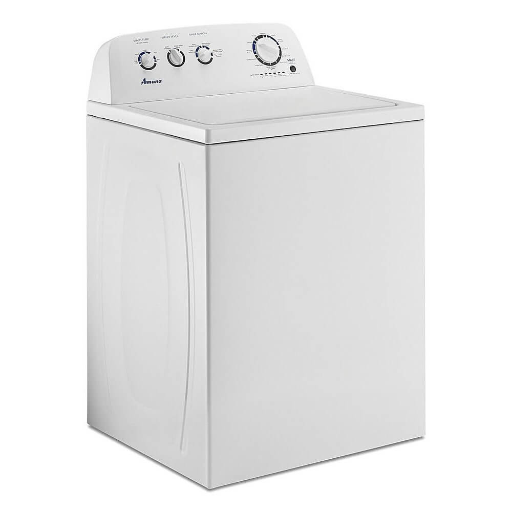 Back. Amana - Amana White Top Load Washer/Dryer Pair - White.