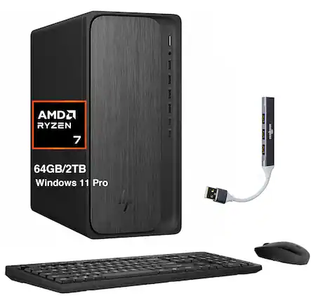 AMD RYZEN 7 : 64GB/2TB Windows 11 Pro