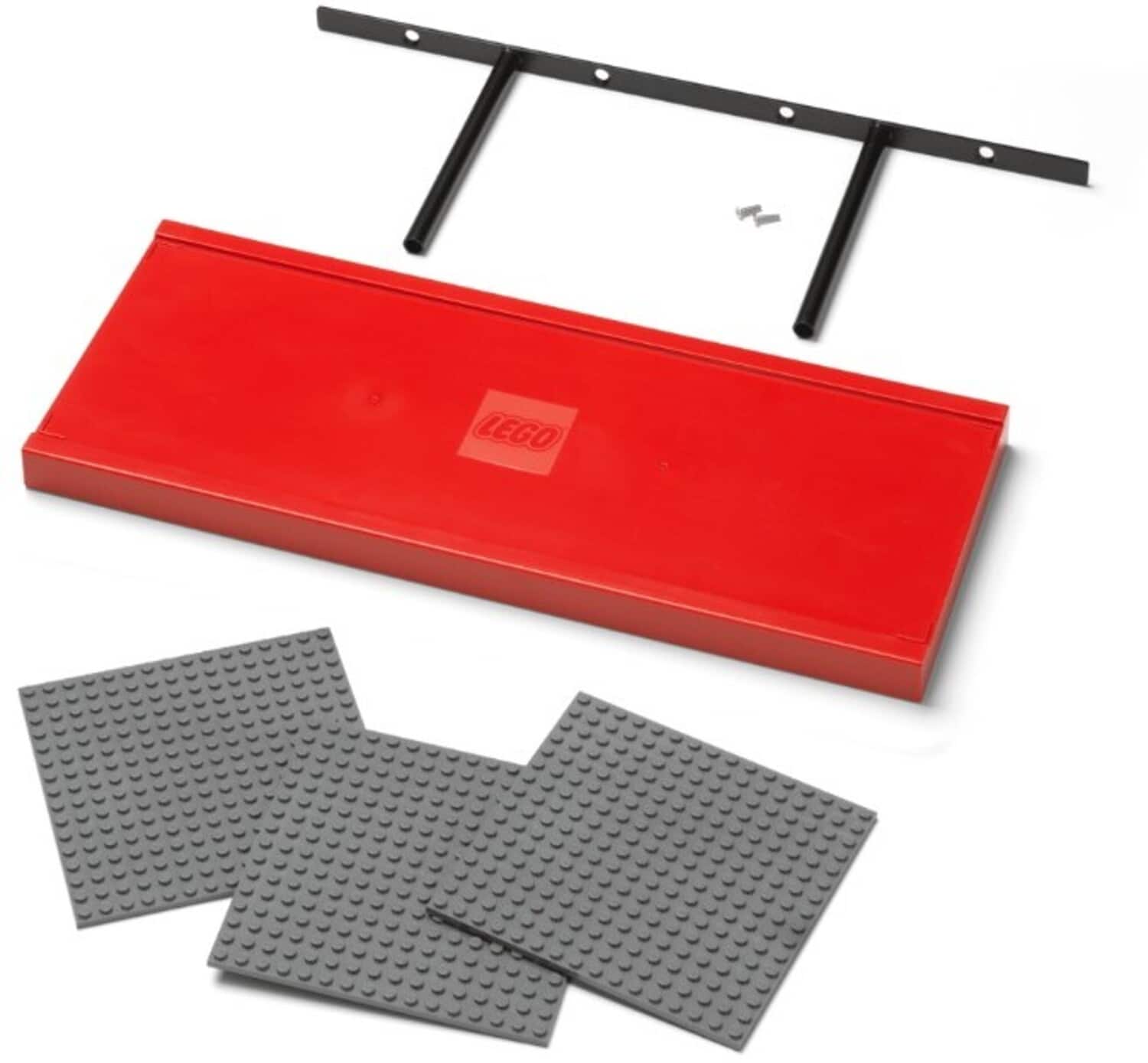 Room Copenhagen - LEGO Shelf, Red - COLLECTIBLES - Multicolor
