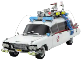 Metal Earth - Premium Series Ghostbusters Ecto-1 3D Metal Model Kit Fascinations - Silver