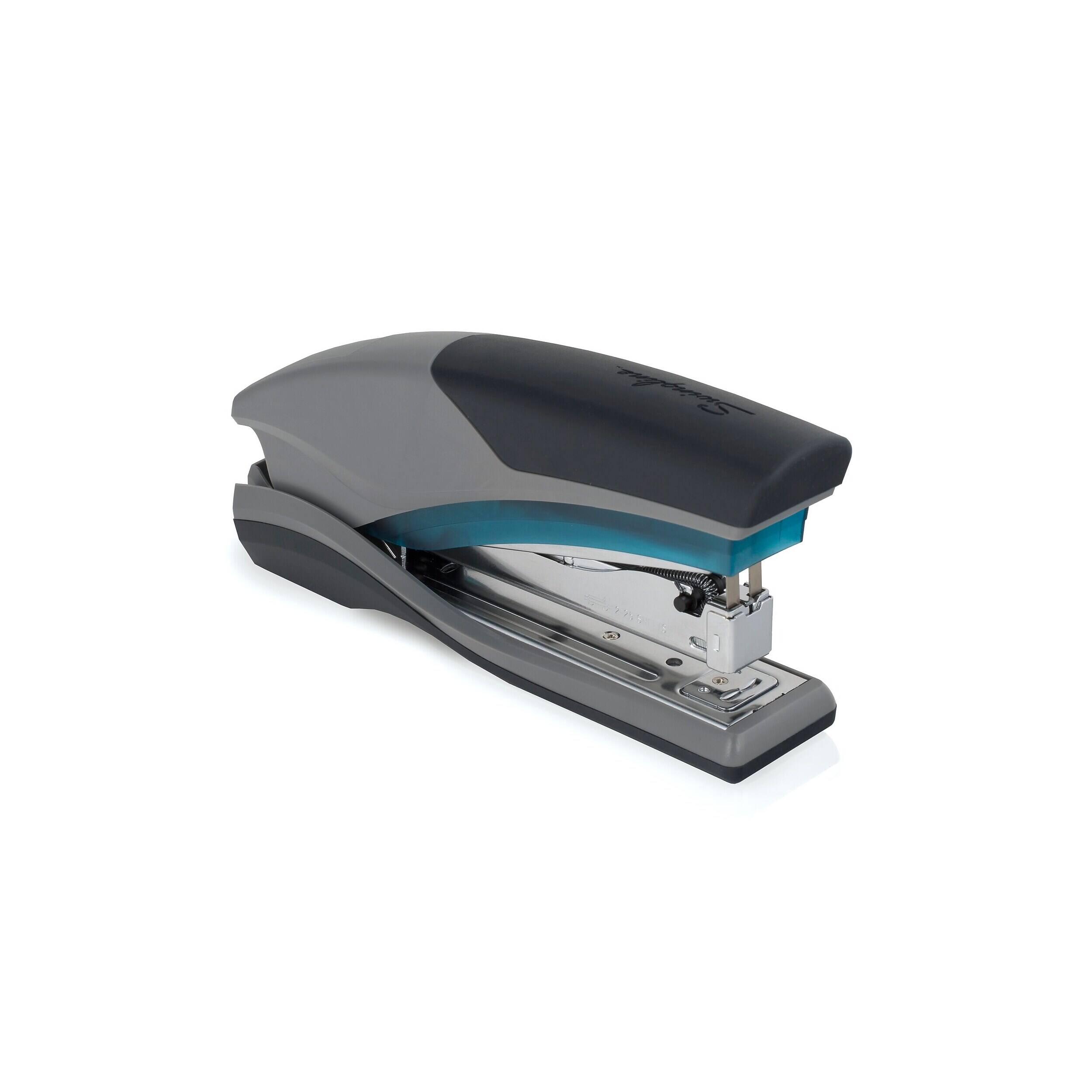 Alt View 1. Swingline - Swingline Optima 25 Reduced Effort Stapler, 25-Sheet Capacity, Blue/Gray (66404) - Blue/Gray.