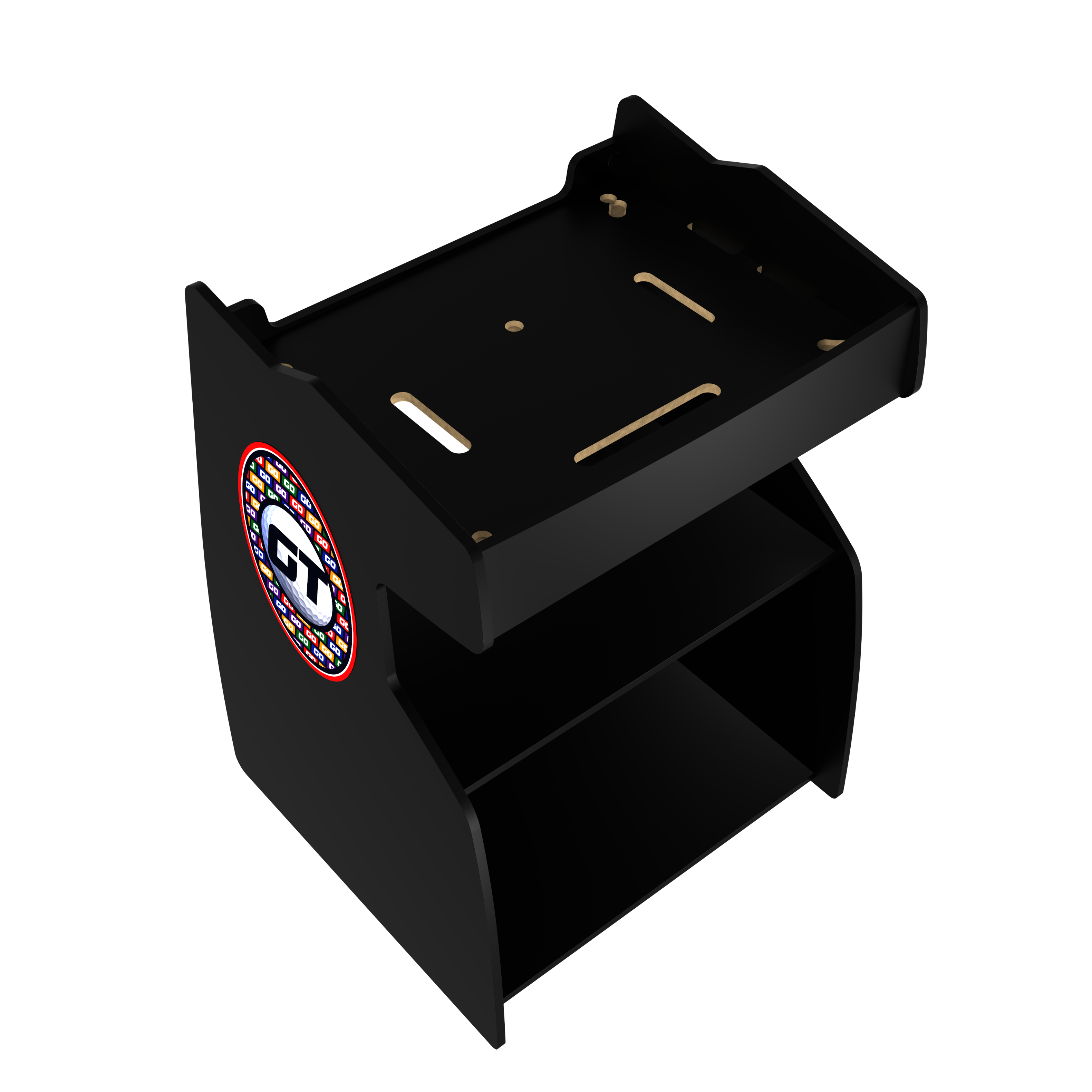 Alt View 1. Incredible Technologies - Golden Tee GO Stand - Black.