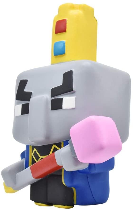 Alt View 2. Just Toys LLC - Minecraft Dungeons 6 Inch Mega SquishMe Figure | Arch Illager - Blue.