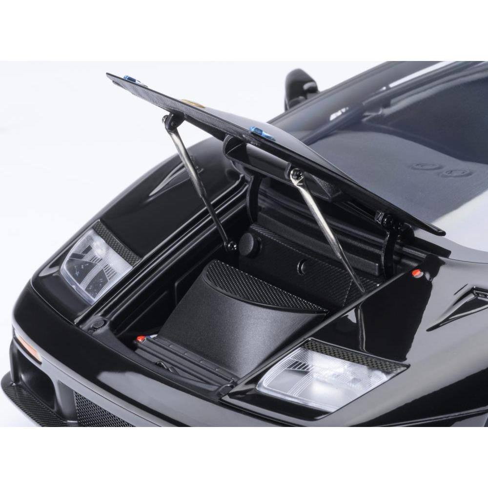 Left. Autoart - Lamborghini Diablo GTR Deep Black 1/18 Model Car by Autoart - Black.