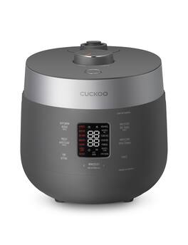 Cuckoo - CRP-ST1009FG 10-Cup (Uncooked) / 20-Cup (Cooked) Twin Pressure Rice Cooker & Warmer w/ Nonstick Inner Pot - Gray