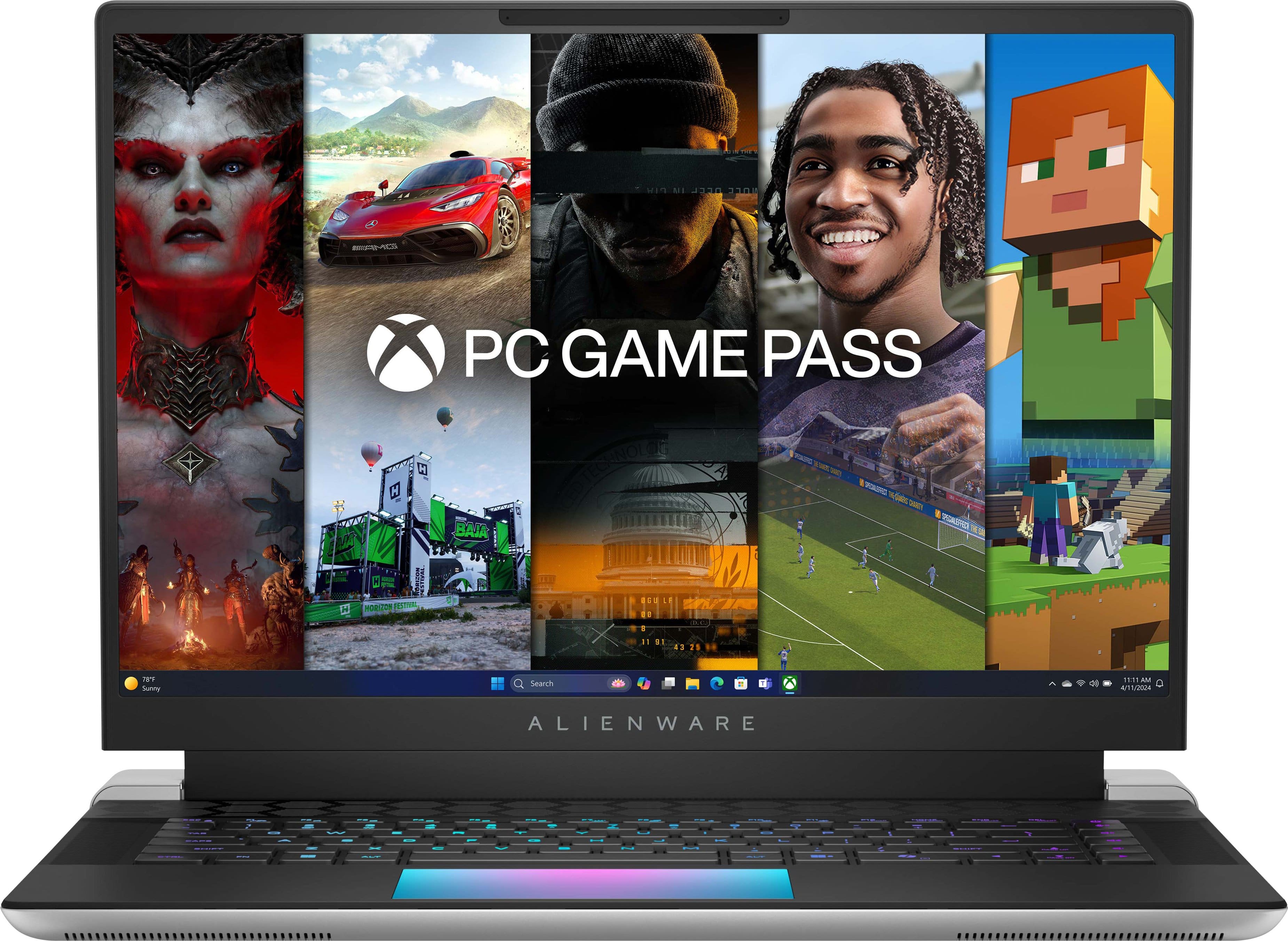 PC Game Pass Alienware Laptop.