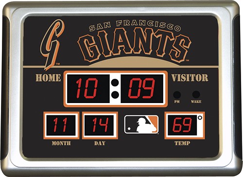 San Francisco Giants Scoreboard Clock by TimeWorks Editorial Image - Image  of outdoor, ballpark: 149124495