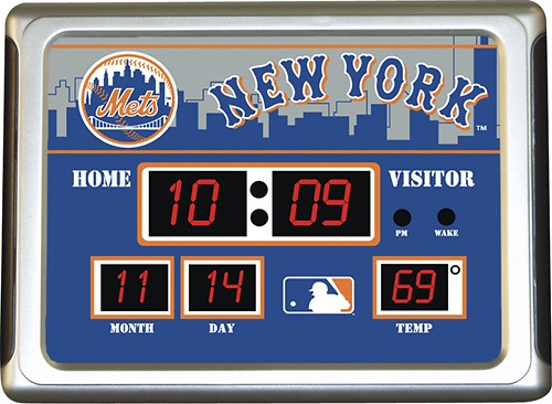 Team Sports America New York Mets, Scoreboard Alarm Clock