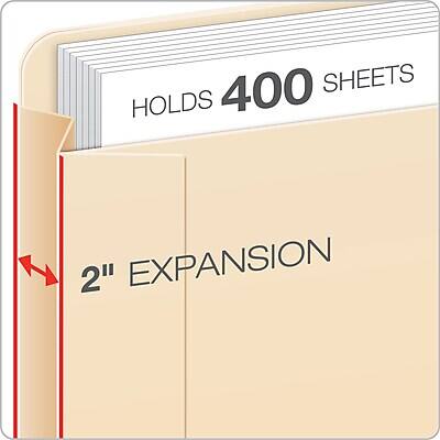 Holds 400 sheets  
2" expansion