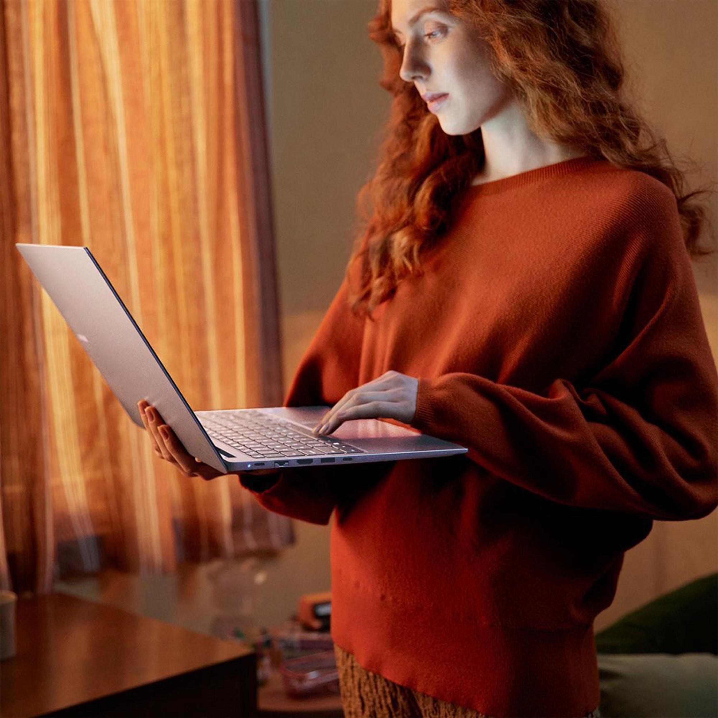 Alt View 9. Samsung - Samsung Galaxy Book4 15.6" FHD Laptop,Intel 7 150U,16GB RAM,2TB SSD,Backlit Keyboard,Win 11 Home,Silver - Silver.