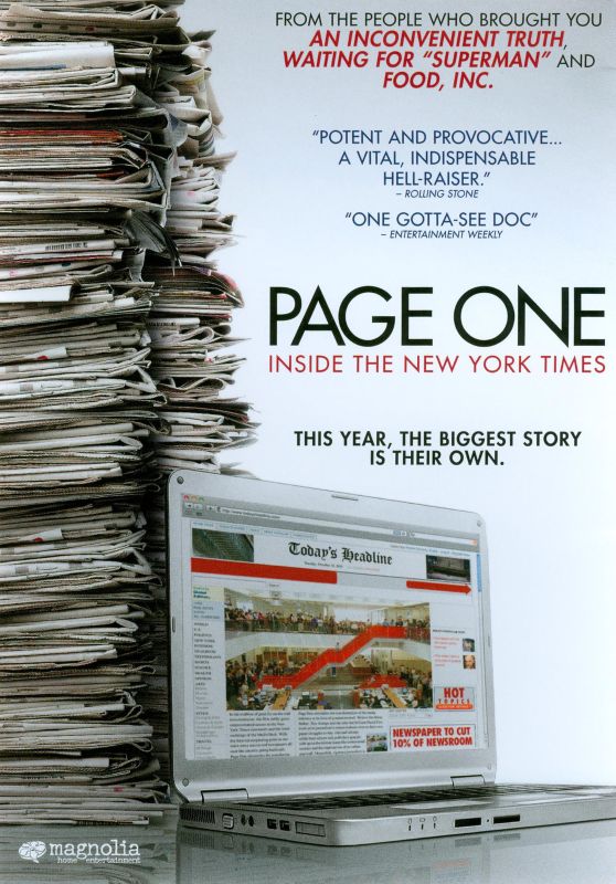 Page One: Inside the New York Times [DVD] [2010]