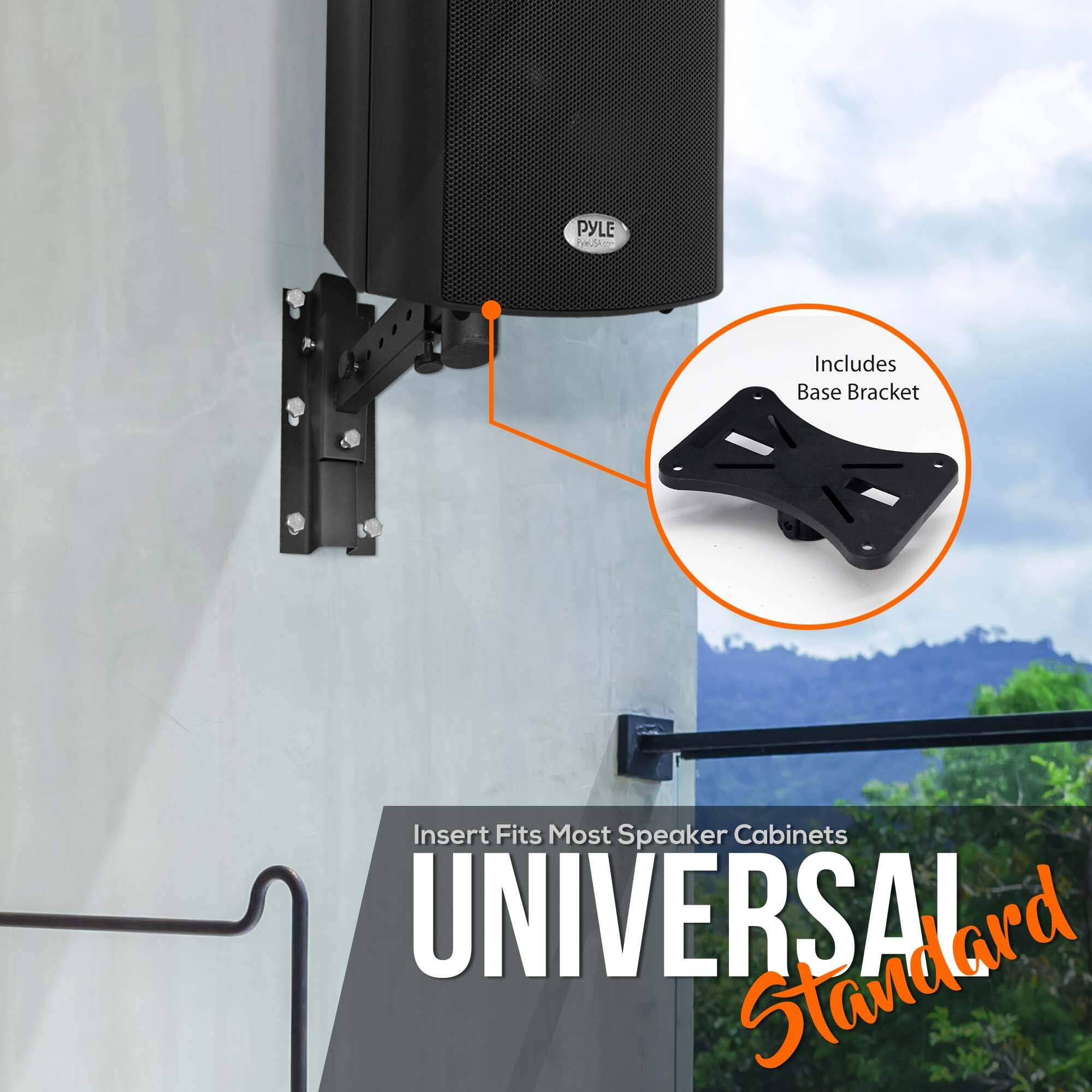 PYLE RLAL Includes Base Bracket Insert Fits Most Speaker Cabinets UNIVERSAL Standard