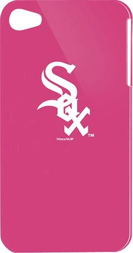Front Standard. Tribeca - Chicago White Sox Hard Shell Case for Apple® iPhone® 4 - Pink.