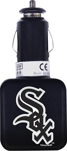 Front Standard. Tribeca - Chicago White Sox Twin USB Car Charger - Black.