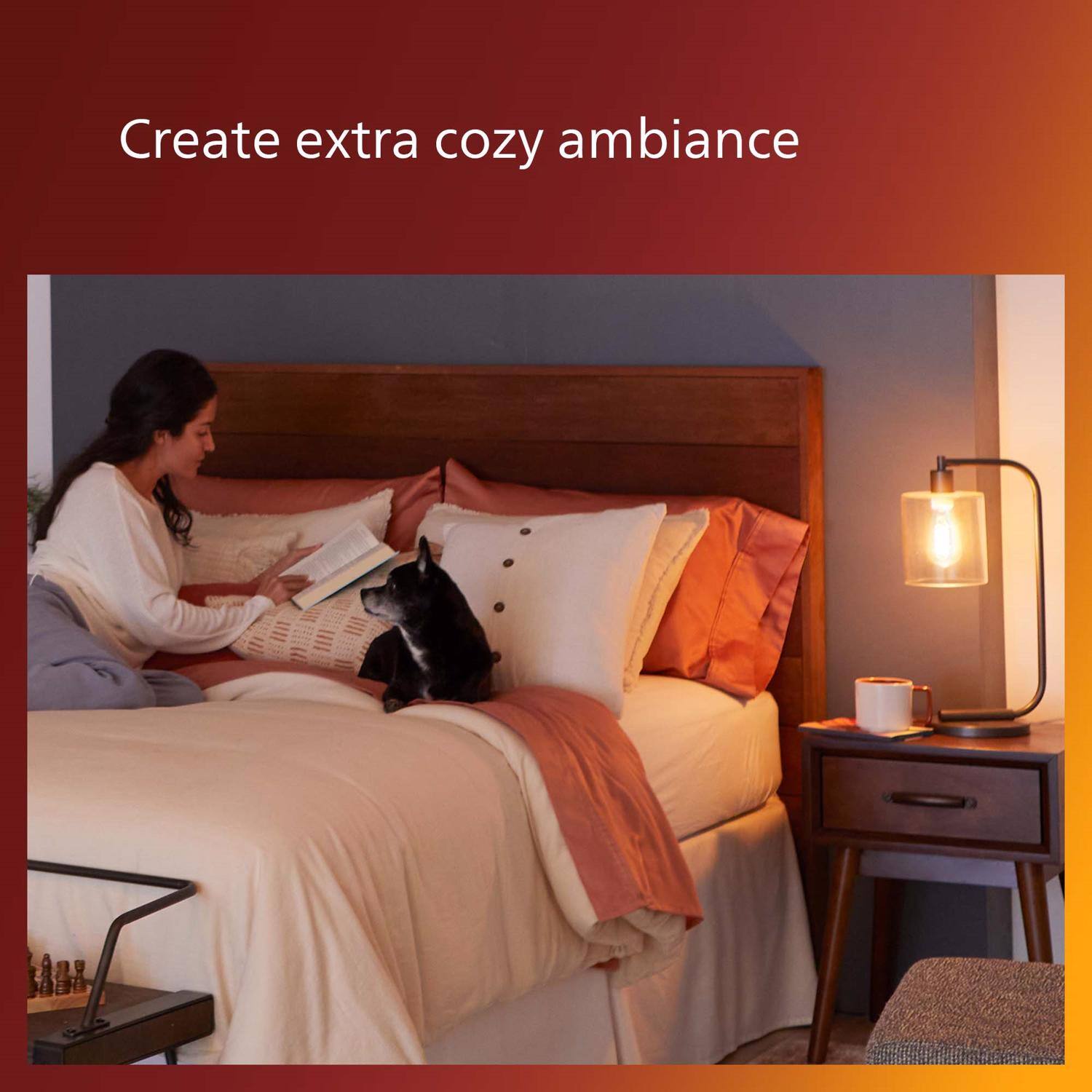 Create extra cozy ambiance