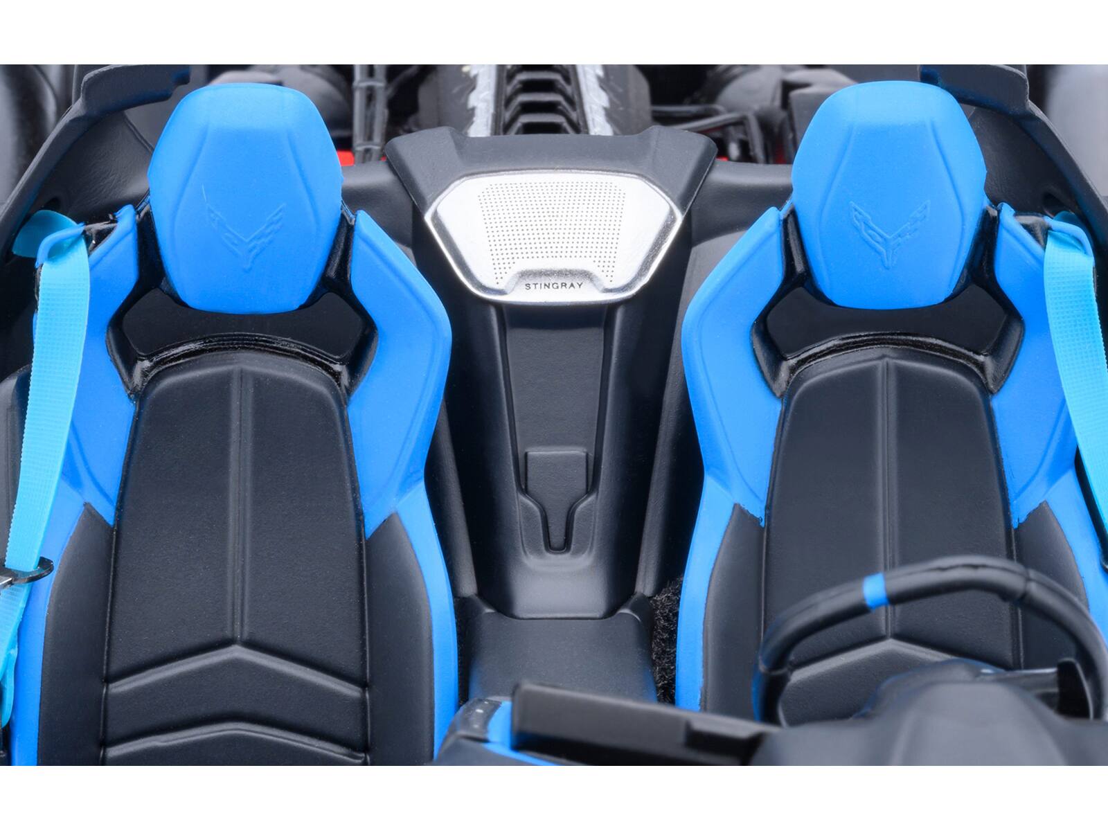 Left. Autoart - 2020 Chevrolet Corvette C8 Stingray Ceramic Matrix Gray Metallic 1/18 Model Car by Autoart - Ceramic Matrix Gray Metallic.