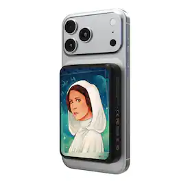 Keyscaper - Star Wars: A New Hope Portrait Wireless Mag Power Bank - Princess Leia Organa