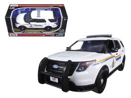 Motormax - 2015 Ford Police Interceptor Utility with Light Bar "RCMP Royal Canadian Mounted Police" 1/24 - White