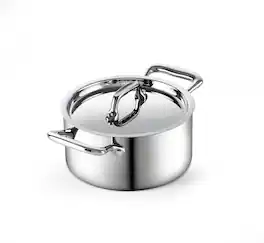 Cooks Standard - MultiPly Clad Butter Warmer Set, Mini Cooking Pot, Butter Melting Pot for Heating Milk, Fry Pan - Stainless Steel