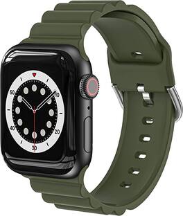 Worryfree Gadgets - Silicone Wavy - 38/40/41mm - Army Green