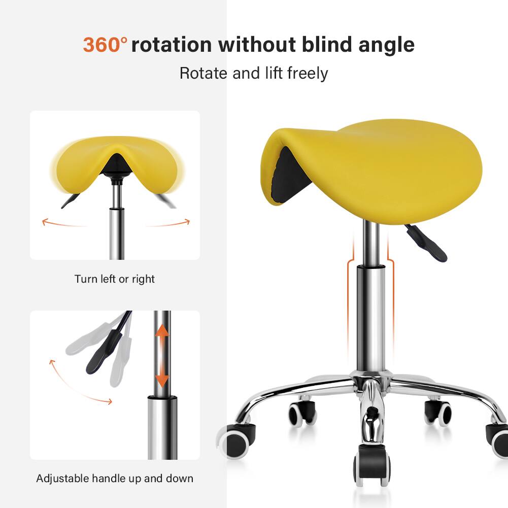 360° rotation without blind angle  
Rotate and lift freely  

Turn left or right  

Adjustable handle up and down